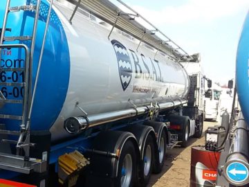 Transportation of chemical liquid goods