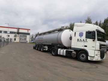 Transportation of chemical liquid goods