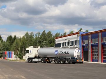 Transportation of chemical liquid goods