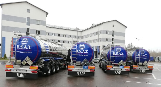 Transportation of liquid dangerous goods